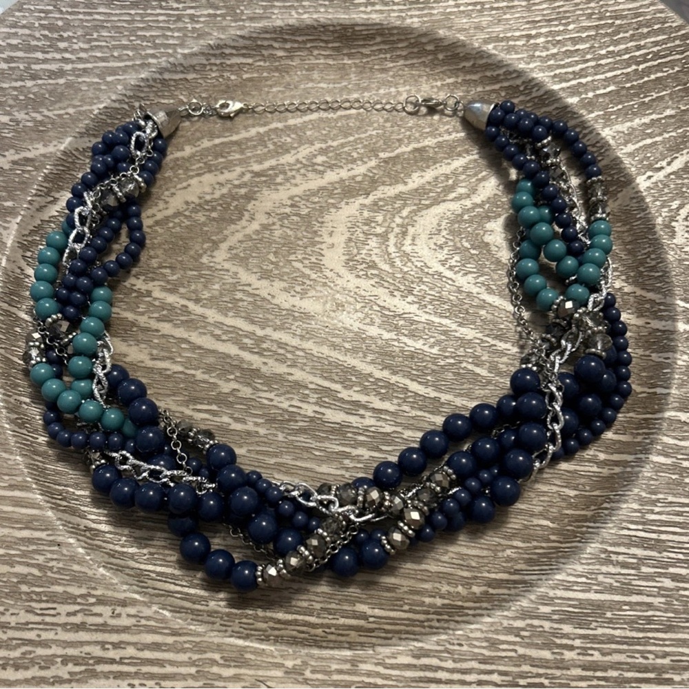 Twisted 16” choker necklace